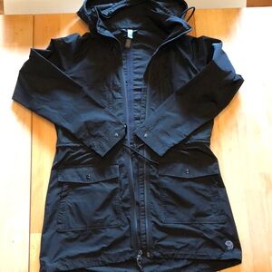 Mountains hardware rain shell/parka.